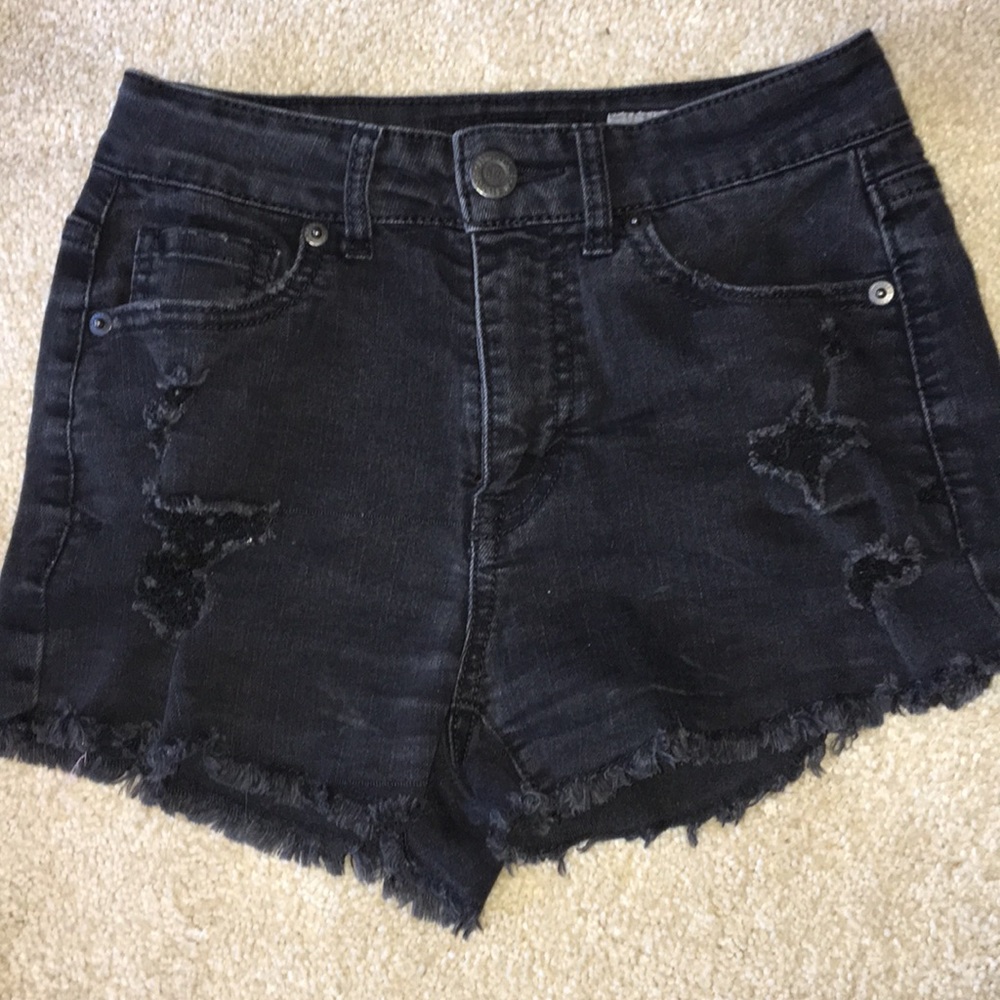 Black/Ashe short high waisted jeans